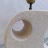 Natural stone lamp base
