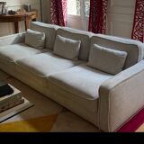 Meridiani 3-seater fabric sofa