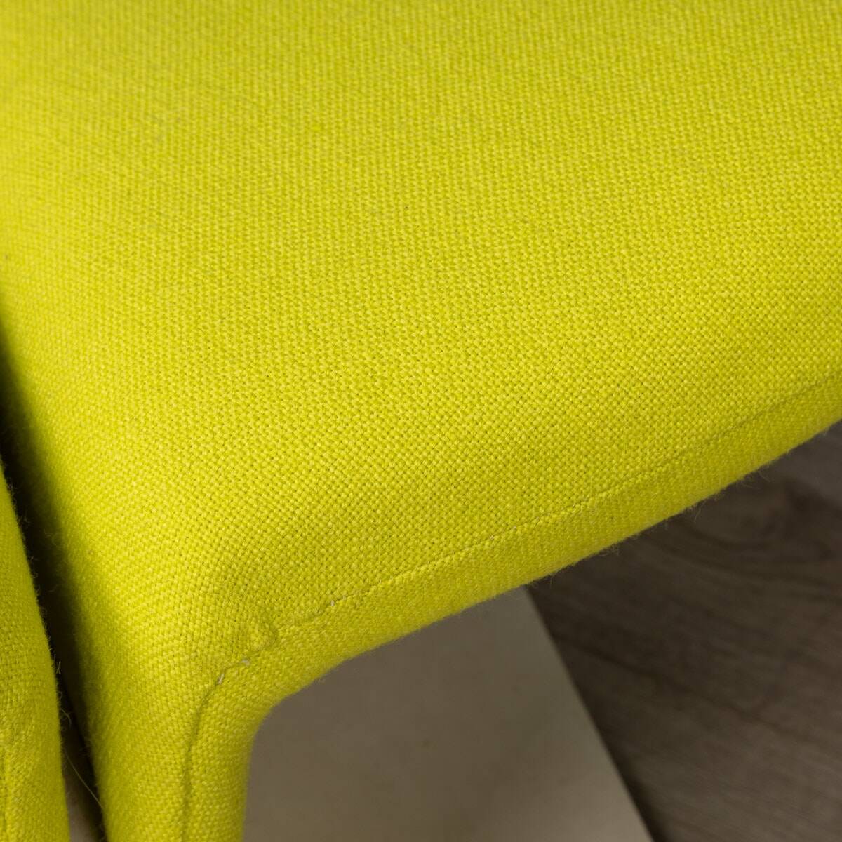 A 20thC RIBBON CHAIR & FOOTSTALL BY PIERRE PAULIN FOR ARTIFORT, FRANCE