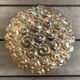 Ceiling lamp or wall lamp in glass, design Helena Tynell, 1960