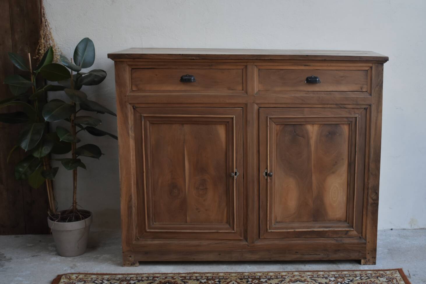 Buffet made of solid walnut
