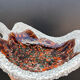 Large ceramic bowl lava Vallauris 1970s