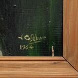 Oil Portrait on panel from 1964
