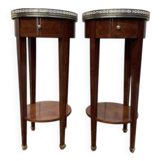 Paire de tables de chevets de style Directoire - Louis XVI