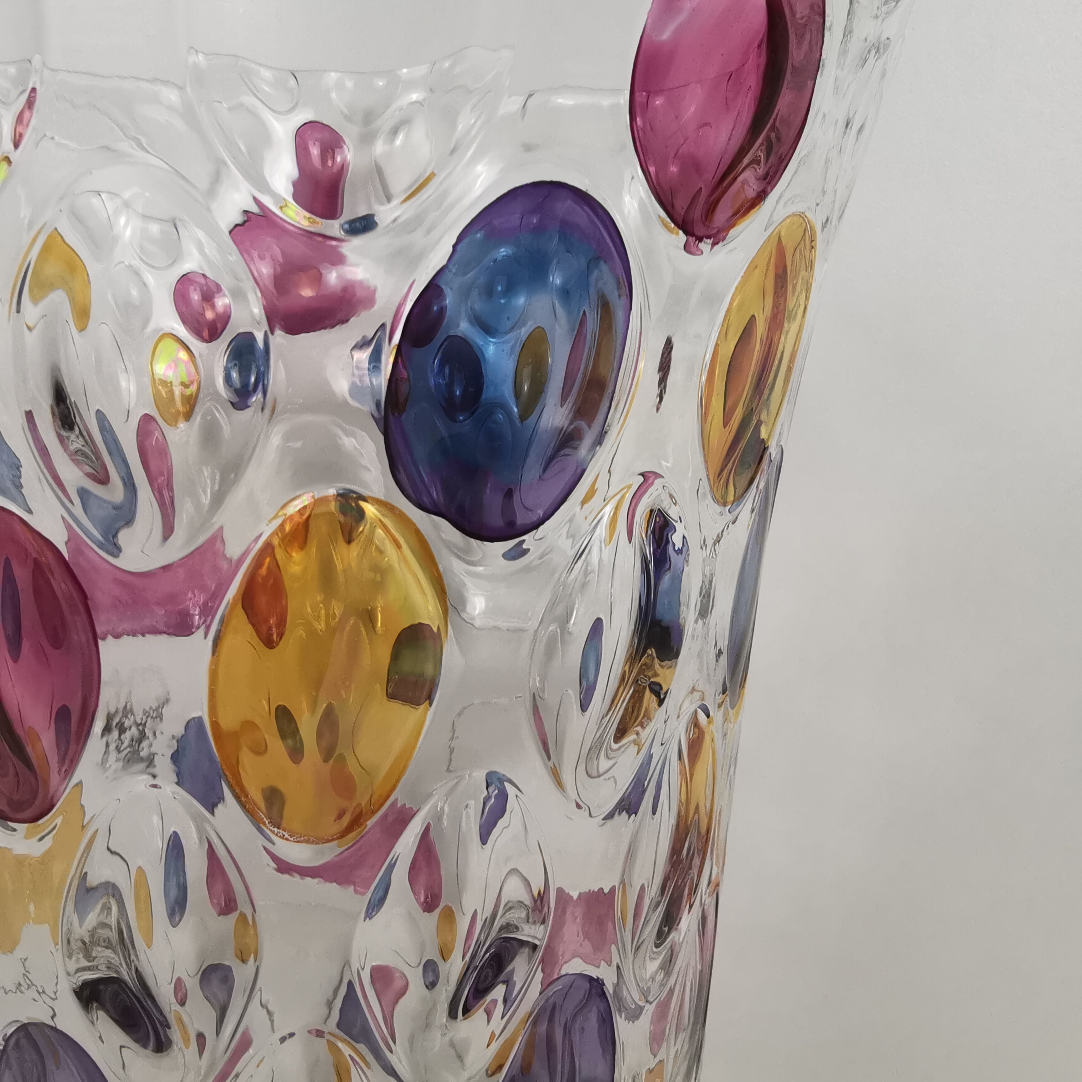 Bohemian crystal vase