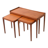 Kurt Ostervig nesting tables in teak Jason Mobler Denmark 1960