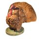 Domien ingels for ceramaes 'turkey' rare polychrome animal sculpture c