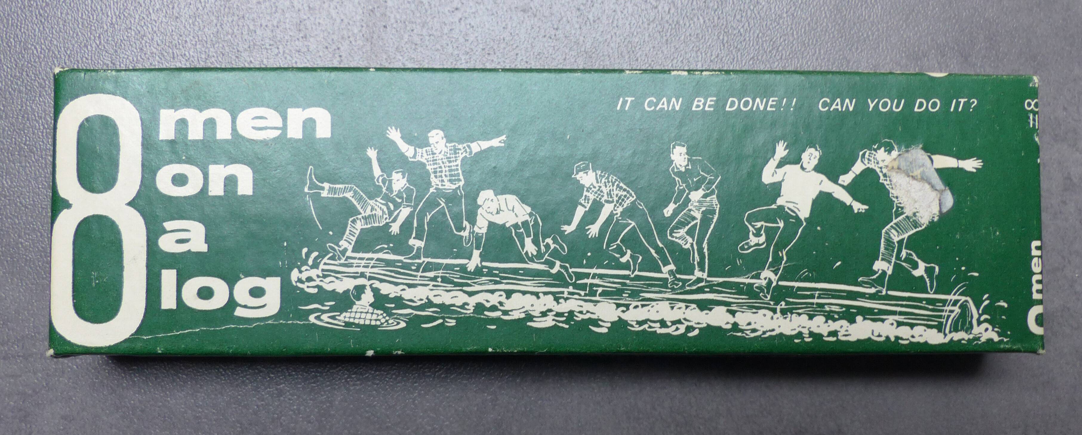 Wooden game "8 men in a log"