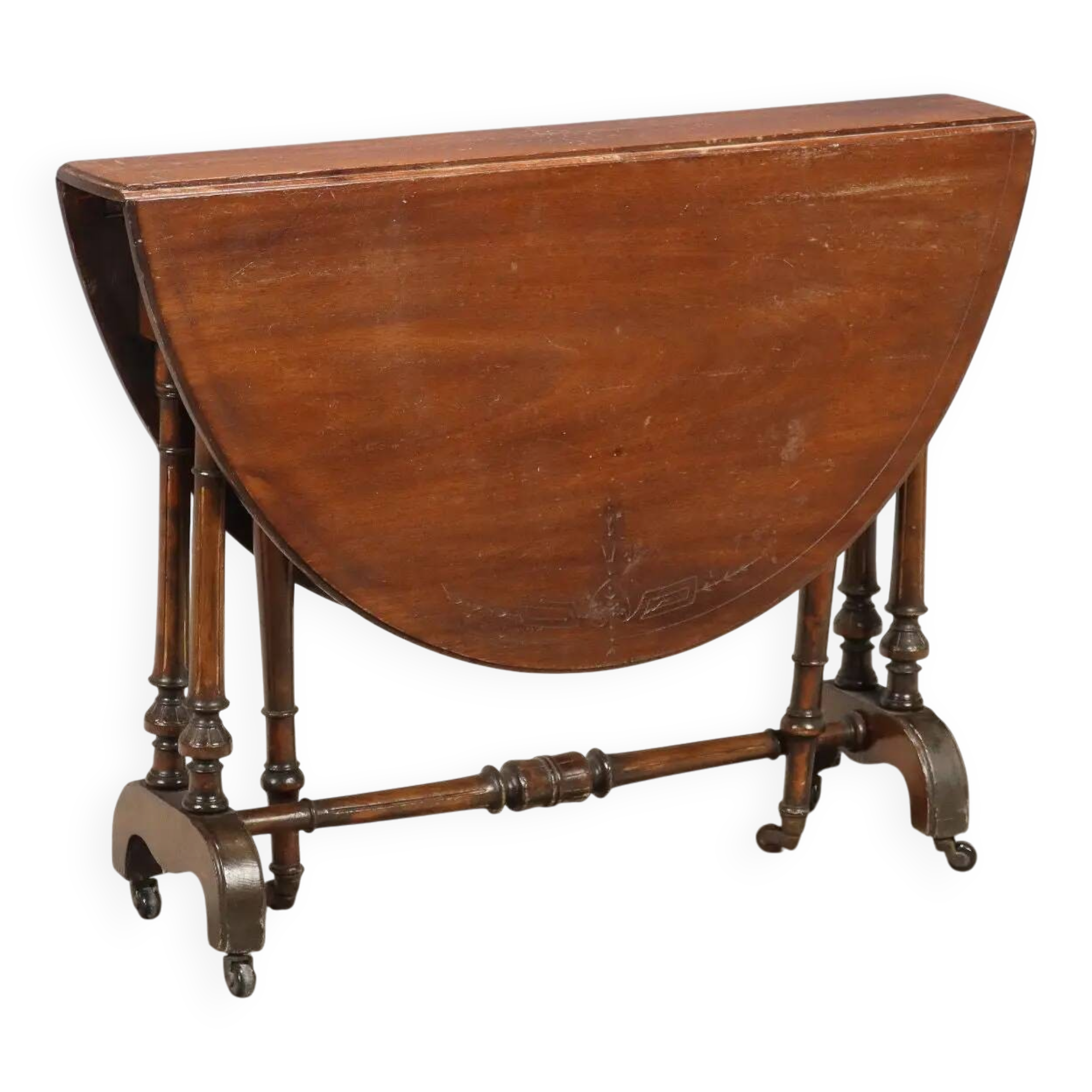 Antique mahogany side table, United Kingdom, 19th century