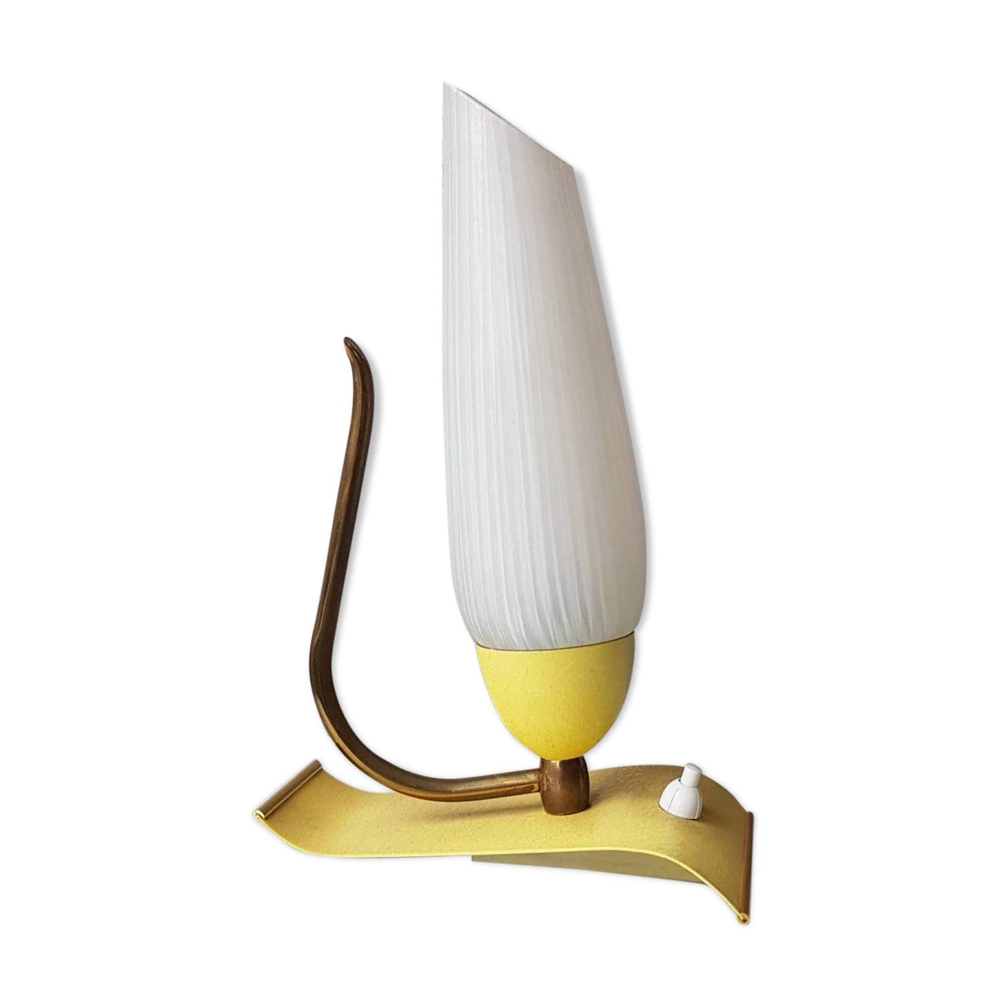 Beautiful yellow 60s Italian nightlight