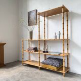 Large rattan shelf 1960