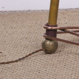 Italian floor lamp in brass was conical adjustable in inclination and height 1950