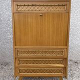 Rattan decorator secretary