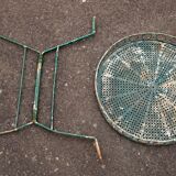 Garden pedestal table