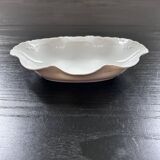 Scalloped porcelain dish