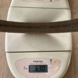 Vintage Round Rattan Wall Mirror 1990s