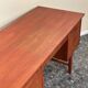 Danish teak freestanding desk