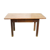 Vintage wooden farmhouse dining table