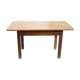 Vintage wooden farmhouse dining table