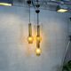 3x Staff Leuchten vintage pendant lamps