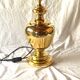 Large vintage brass lamp base - height: 75 cm