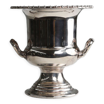 Seau à glace plaqué argent 1900
