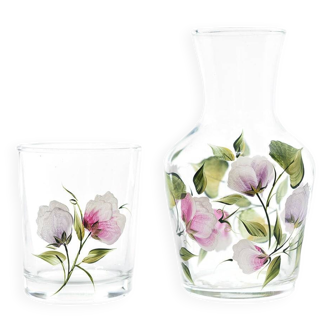 Sweet Pea Carafe and Tumbler