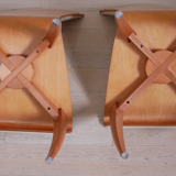 Deux chaises design usa modèle giraffe