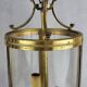 Pair of 1950s brass lanterns