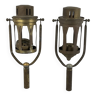Paire de lanternes anciennes pour calèche/hippomobile