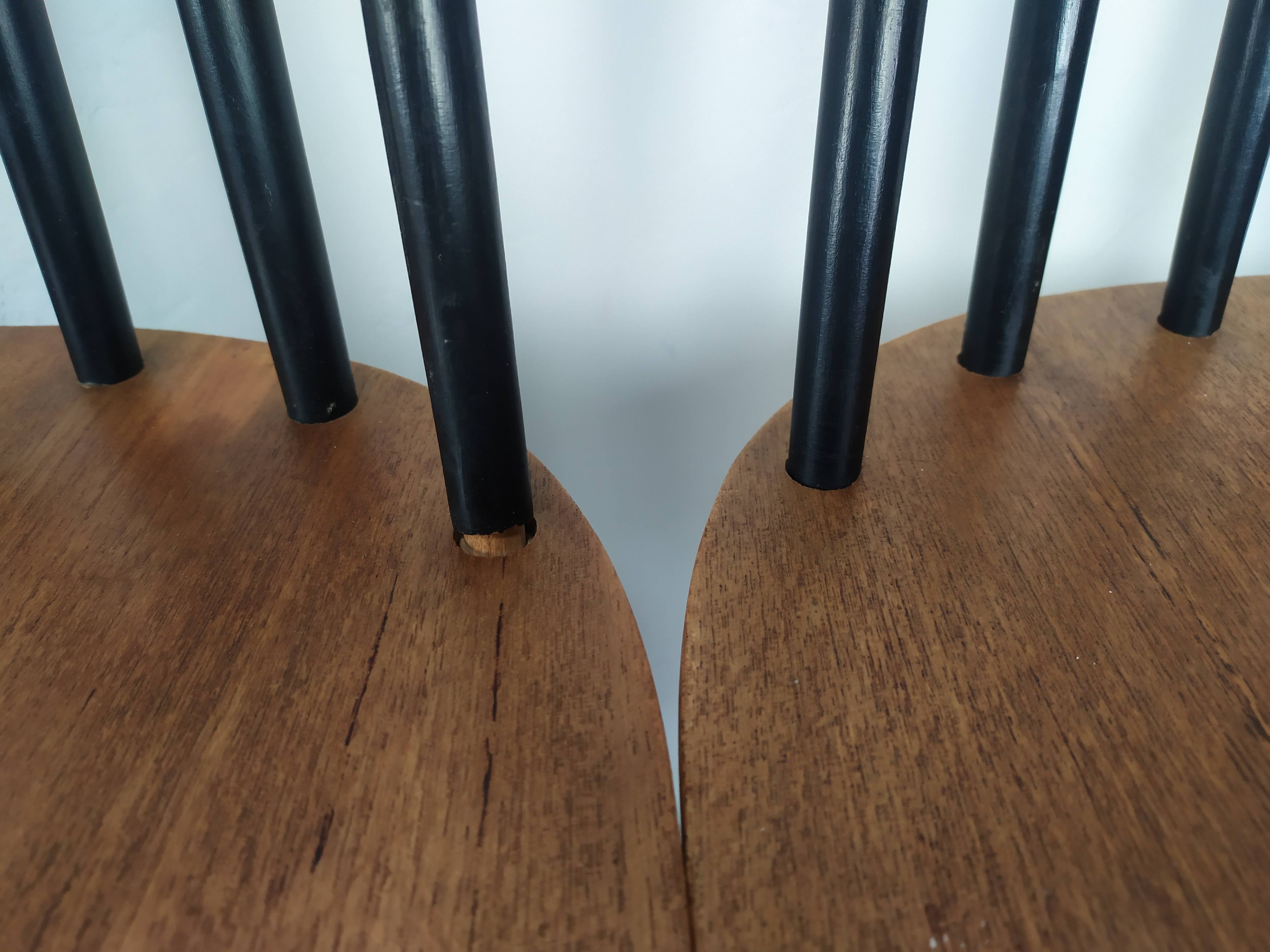 6 Scandinavian chairs