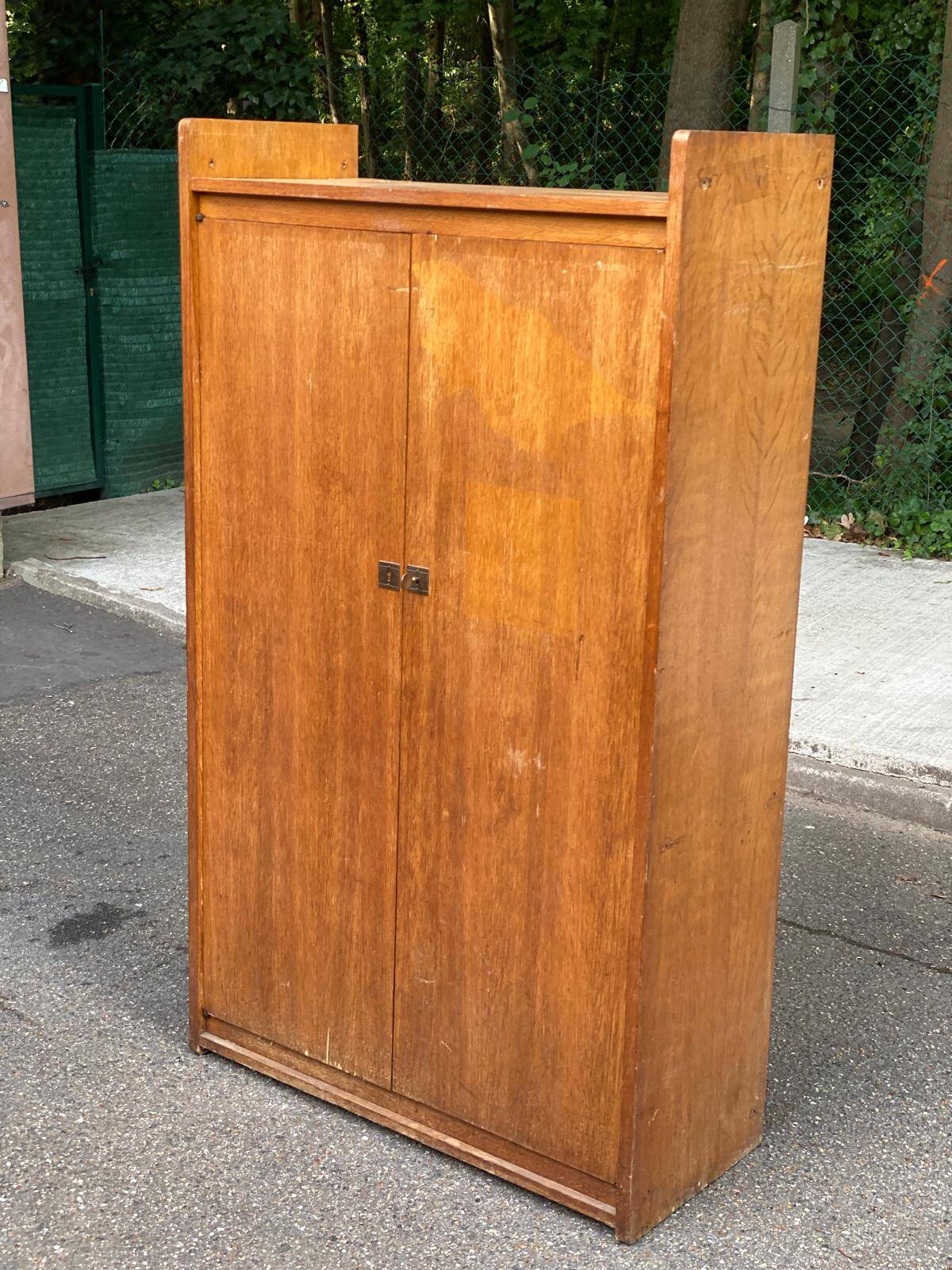 Scandinavian wooden wardrobe from the 50s
