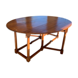 Oval table walnut wood