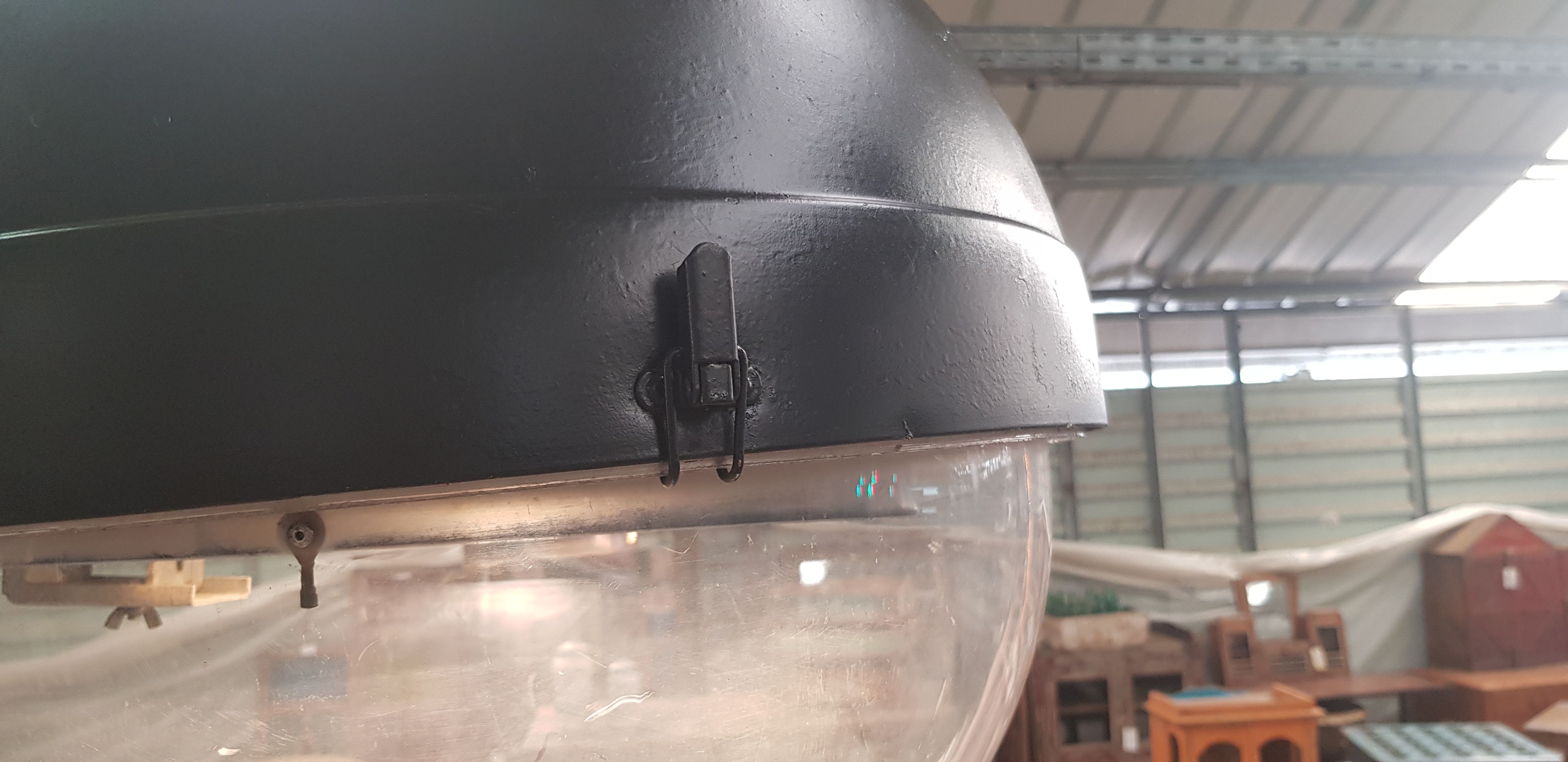 Old lantern of the city of Paris manufactured by Eclatec model Oratec 55 - circa 1970