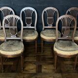 6 Louis XVI-style chairs