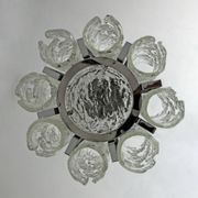 Carlo Nason Postmodern Italian Murano Glass Chandelier for Mazzega, 1970s
