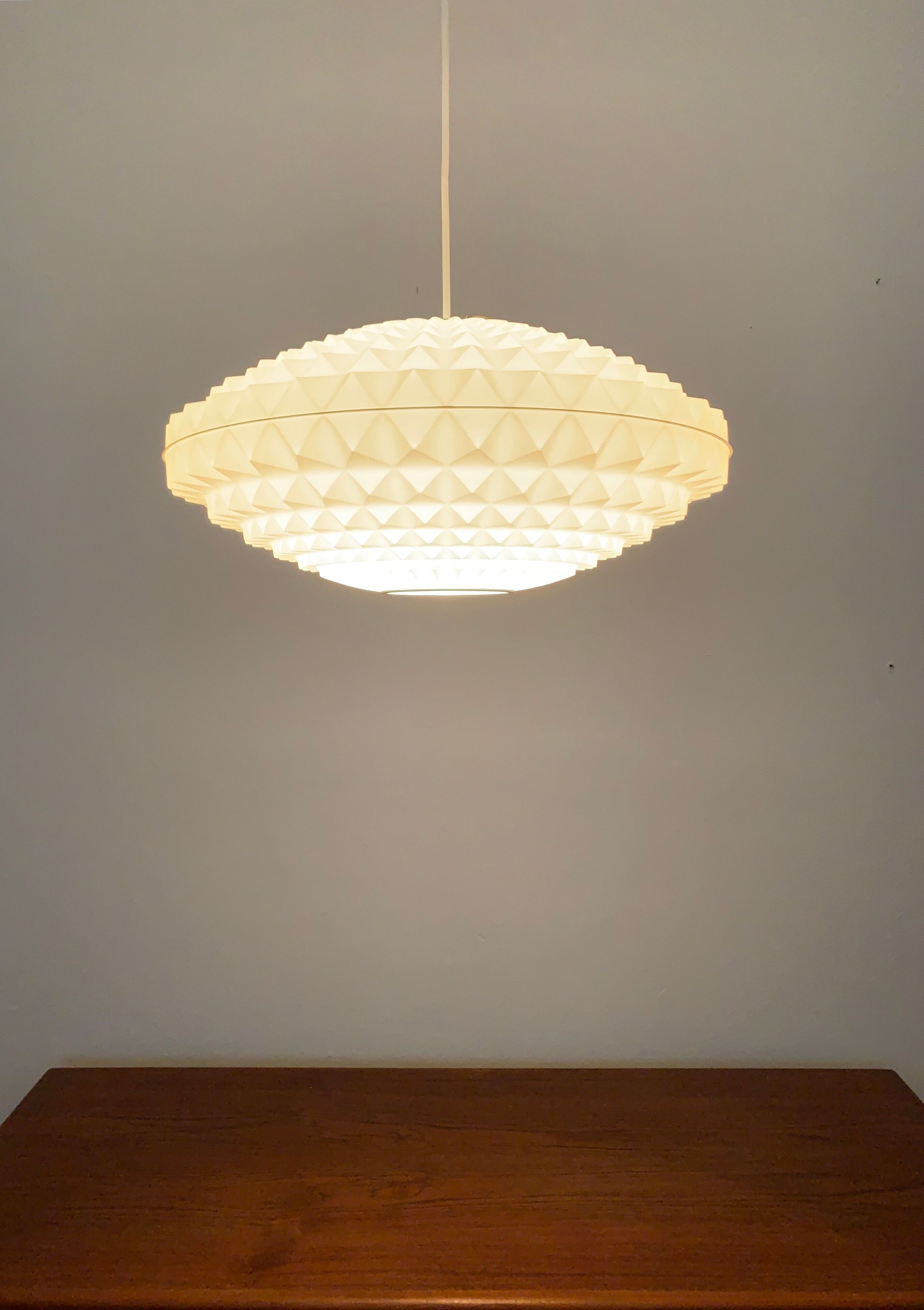 Mid Century Origami pendant lamp by Erco Germany