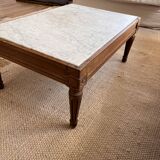 Marble coffee table