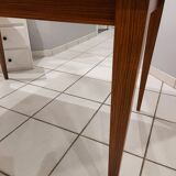 Rectangular dining table veneer rosewood vintage 1970s