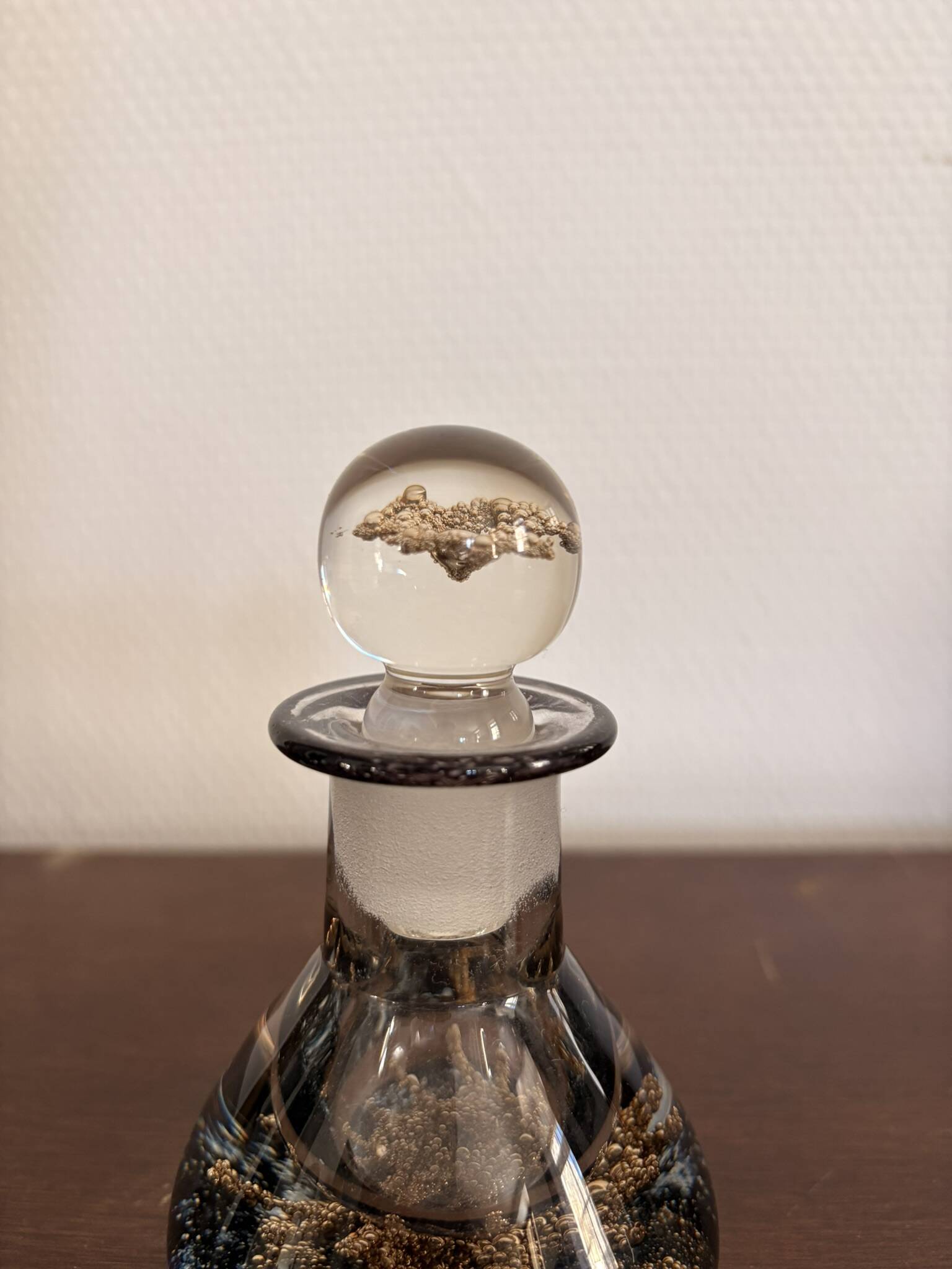 Inkwell Bottle Perfume Paperweight Scotland Selkirk Glass 66/150
