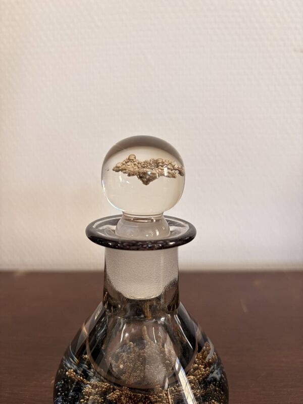 Encrier Flacon Bouteille Parfum Presse Papier Scotland Selkirk Glass 66/150