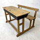 Pupitre d'écolier vintage 50's