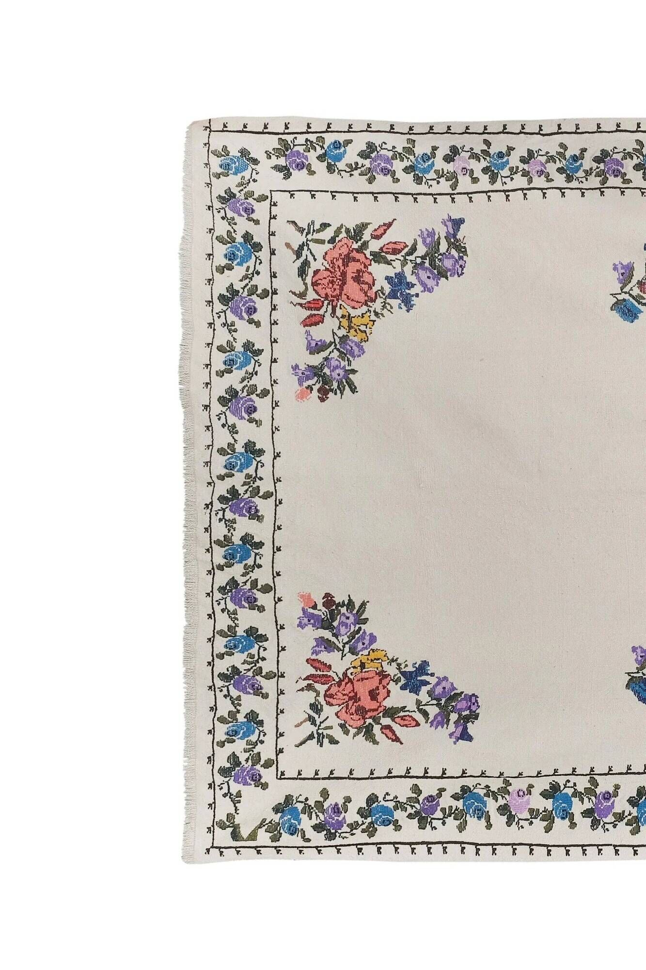 Vintage Turkish kilim handwoven 150x240 cm
