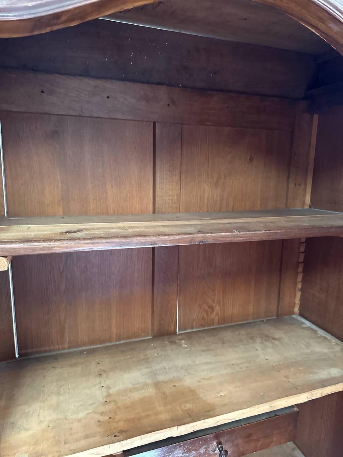 Old solid wood hosiery cabinet