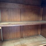 Armoire bonnetiere ancienne en bois massif