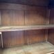 Old solid wood hosiery cabinet