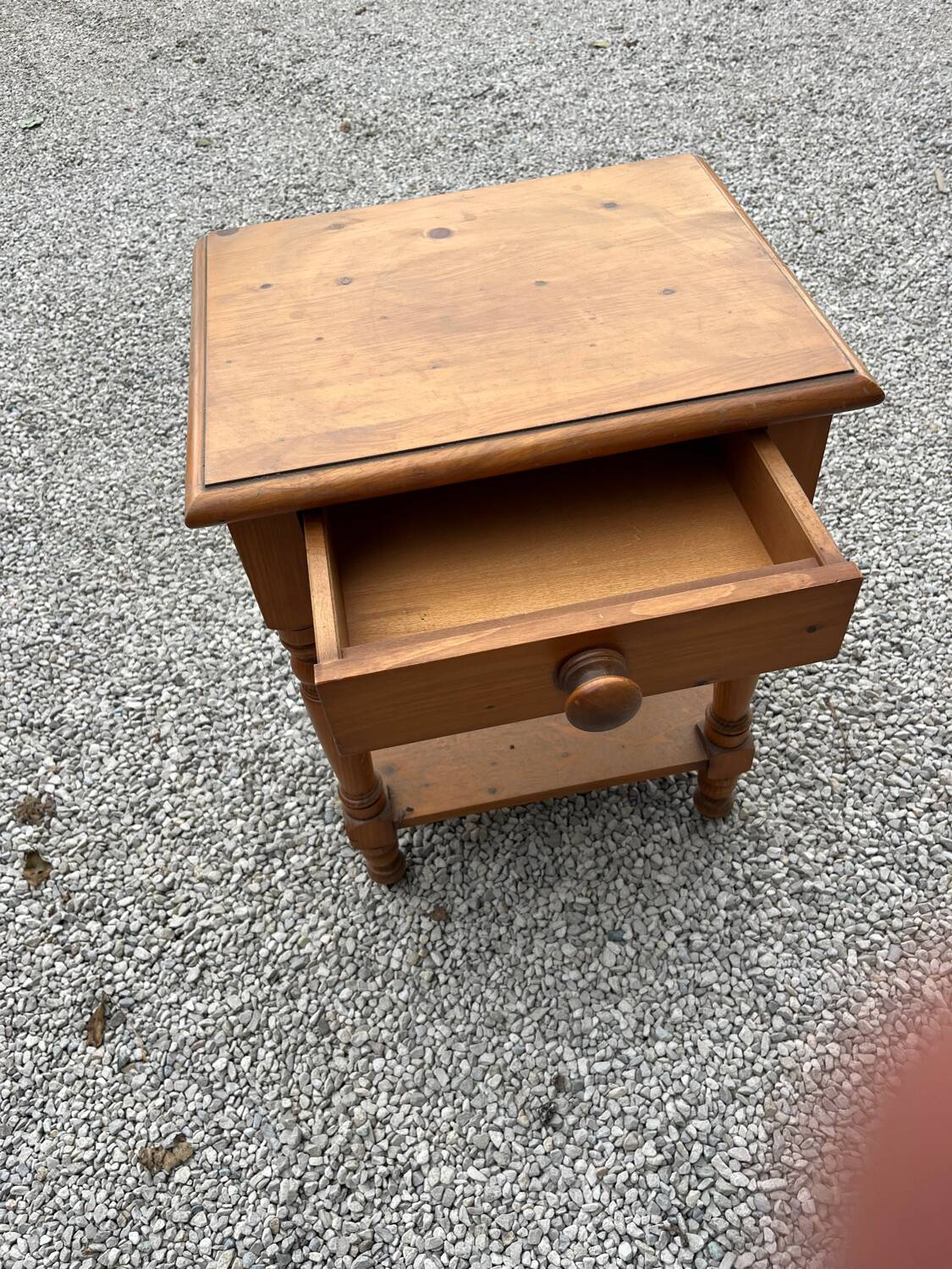 Vintage bedside table