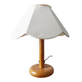 Vintage Scandinavian pine lamp