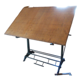 Drawing table 1950 UNIC cast iron base