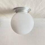 Ceiling light globe white opaline glass wall light aluminum base LAMP-7400